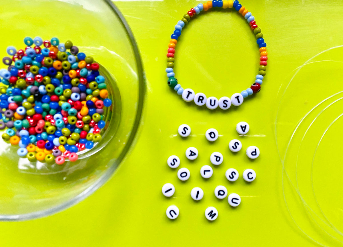 Just Say It! Word Bracelet KIT: Bitty Beads – The Bead Shop