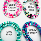 Polymer Clay Heishi Disk Beads - MULTI-COLOR