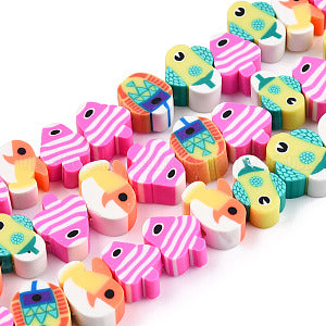 Polymer Clay Fish Strand