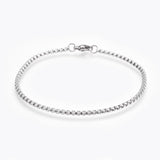 Box Chain Bracelet - Plated Stainless - 8"