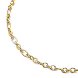 Figaro Chain Necklace - Plated Stainless - 17.7"