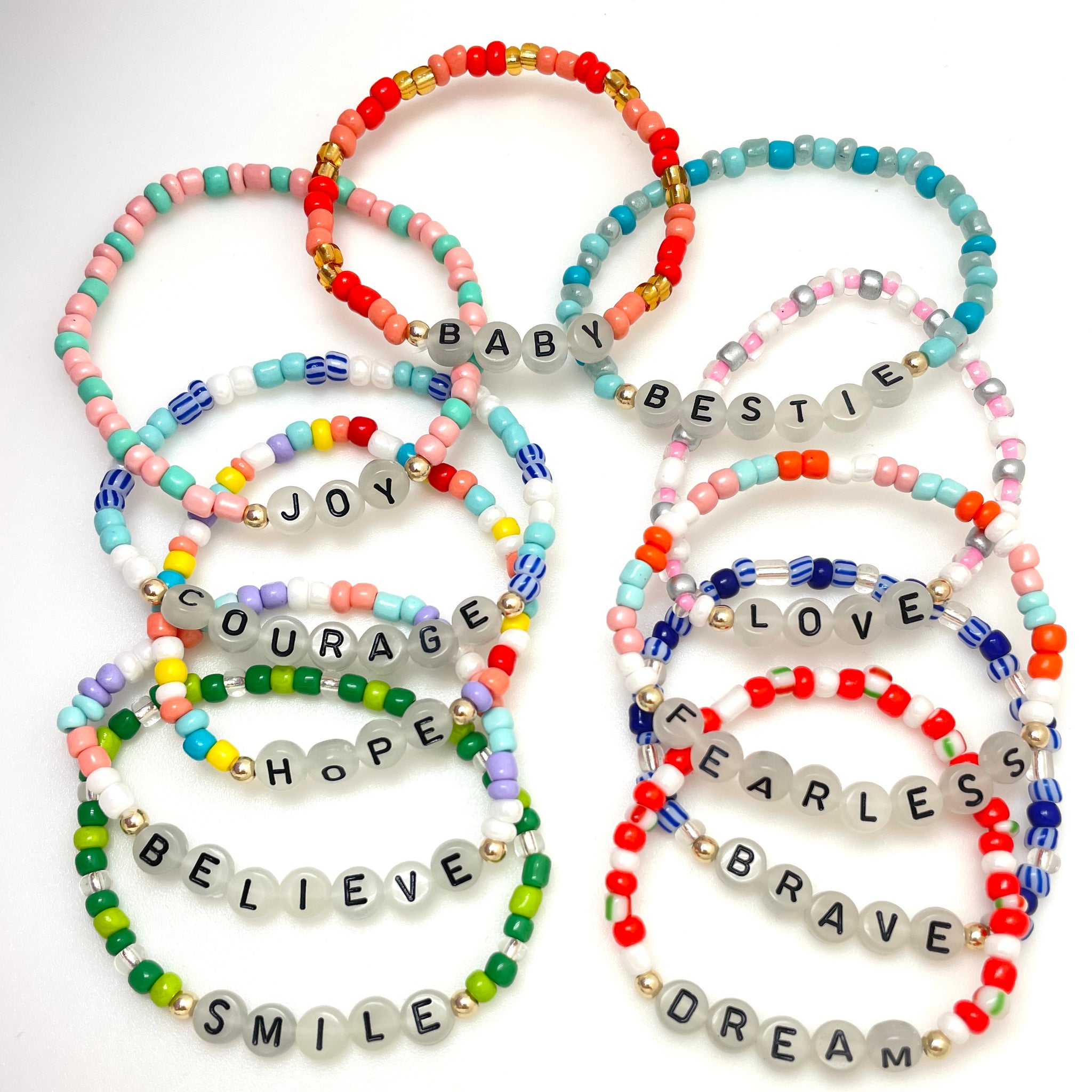 Colorful Beaded Friendship Bracelet, Beaded Bracelet, Bracelet for Friend, Gift for Friend, Custom Party Favor