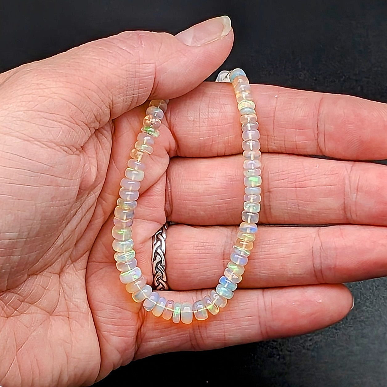 Ethiopian Opal Yellow Smooth Drop 4 inch Bead Strand 4.5X5.5-4.5X7.5 MM & 20 Carats Natural Semi Precious Gemstone Birthstone on sale DIY Jewelry