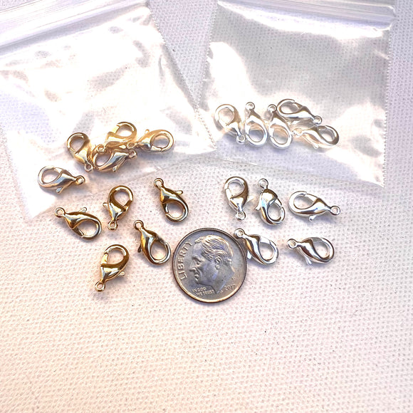 Jewelry findings Lot | Beads Pearls Gold Filled Silver Plated Clasps Jump  rings | For Crafting Repurpose